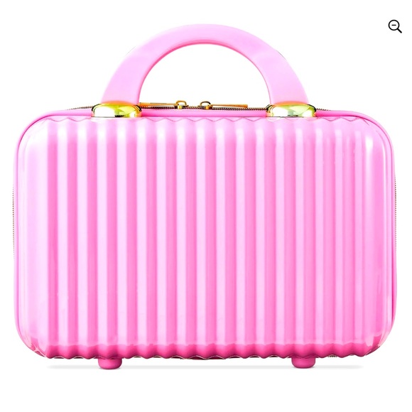 Unbranded Handbags - Viral TikTok Pink Hard Shell Cosmetic Travel Case, NWT